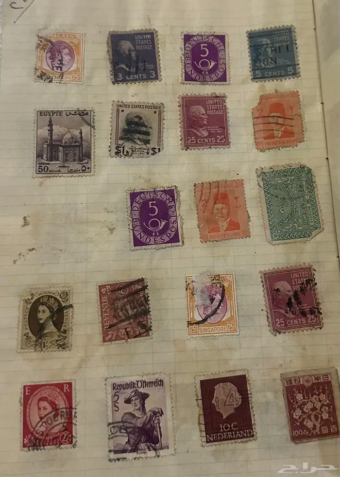طوابع بريدية أصيلة قديمة عدد 485 طابع 2