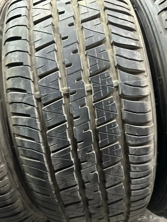 كفرات دنلوب وكاله مقاس 265 55 20 لاندكروزر 24 5