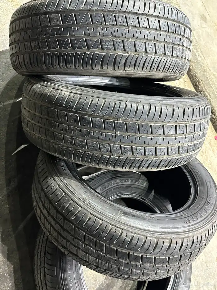 كفرات دنلوب وكاله مقاس 265 55 20 لاندكروزر 24 20