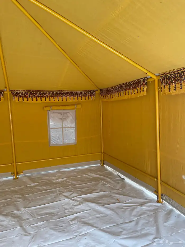 خيمة المنزل الملكية خيام منزلية بدون حبال بدون بدون عمدان 34