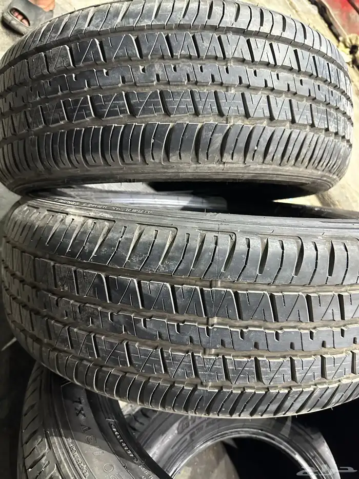 كفرات دنلوب وكاله مقاس 265 55 20 لاندكروزر 24 17