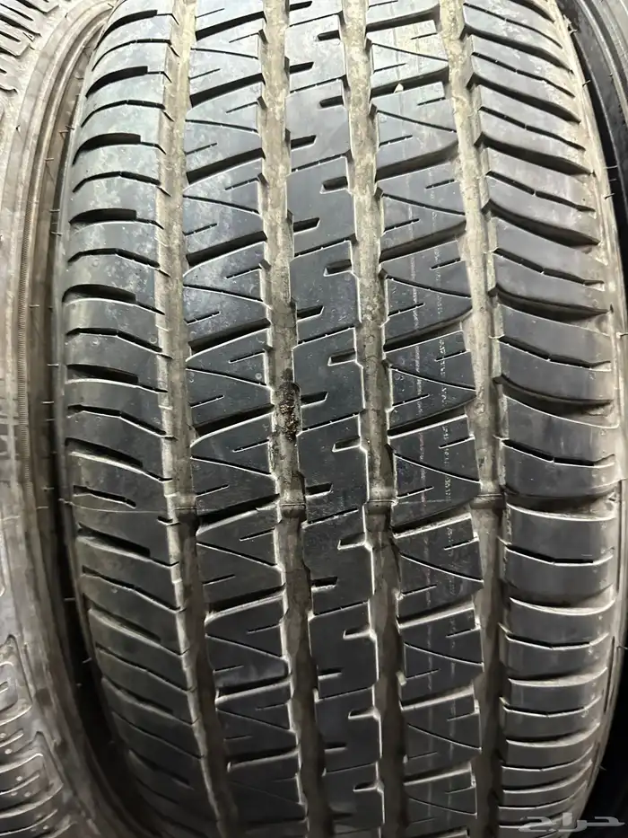 كفرات دنلوب وكاله مقاس 265 55 20 لاندكروزر 24 27