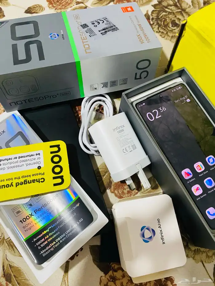 Infinix note 50 pro plus  Brand new.. Only 2 days used 3