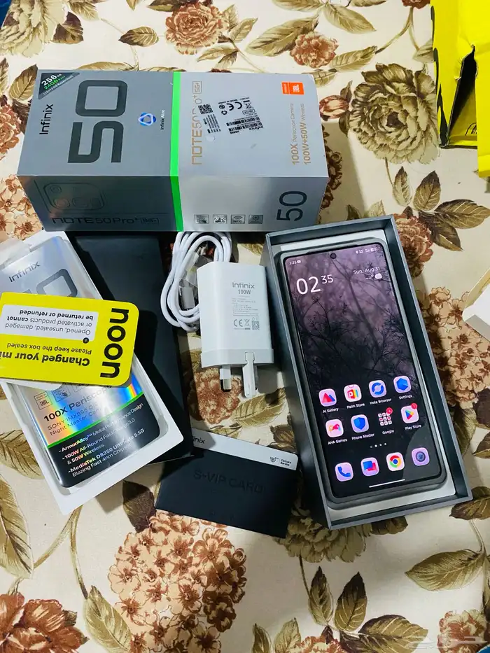 Infinix note 50 pro plus  Brand new.. Only 2 days used 1