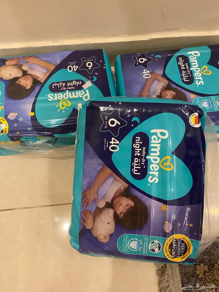 حفايض بامبرز رقم 6 0