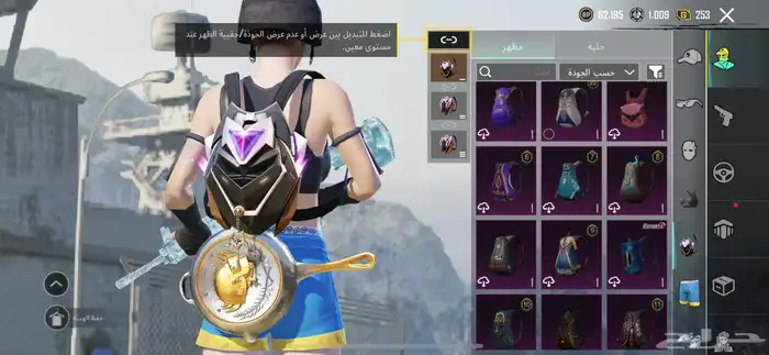 حساب ببجي 35