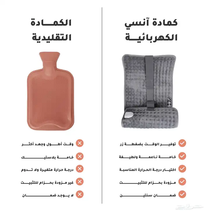 الكمادة الكهربائية   خيار فعال لآلام التشنجات والعضلات 1