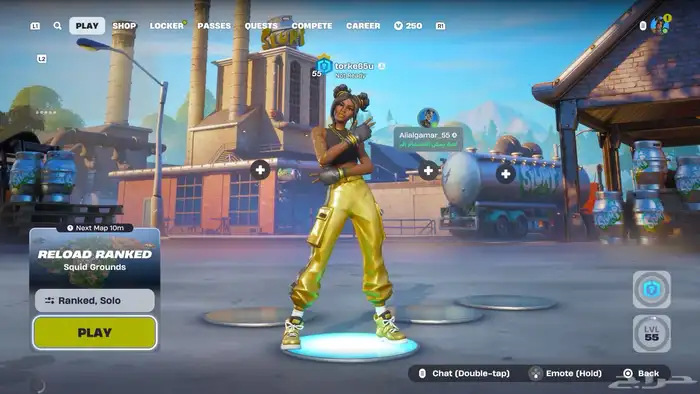 حساب فورت وكود و فورت 13