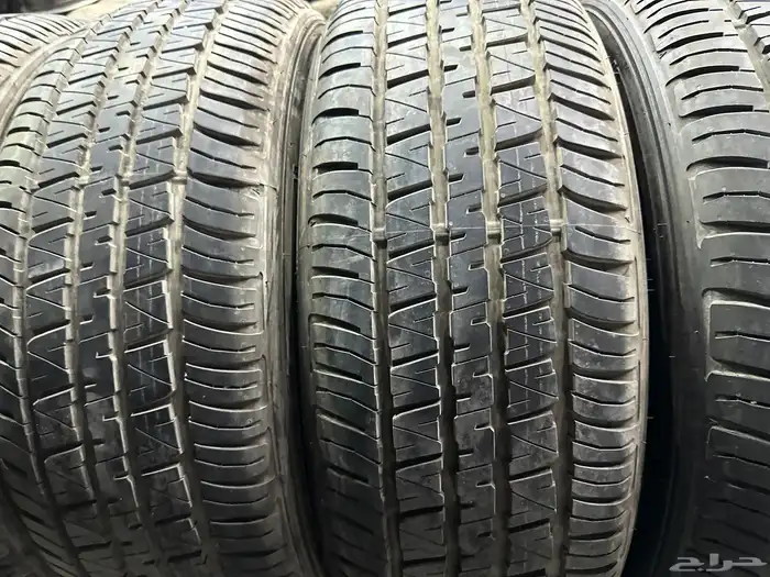 كفرات دنلوب وكاله مقاس 265 55 20 لاندكروزر 24 4