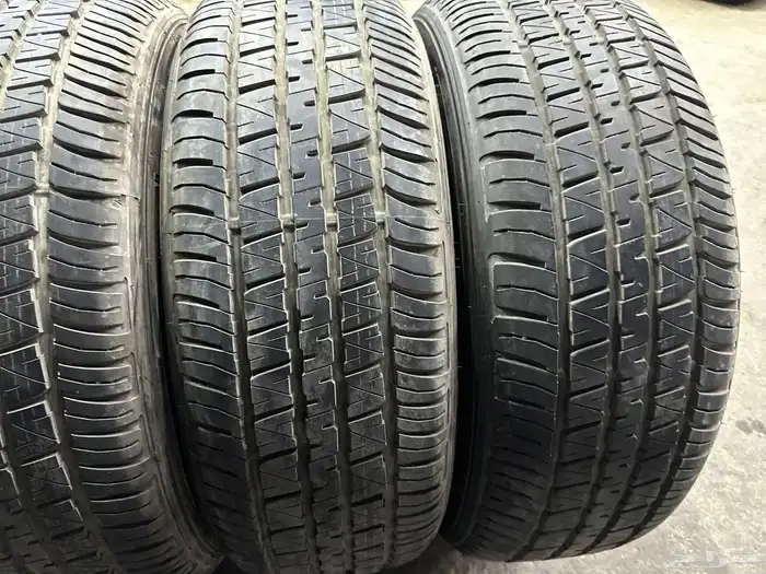 كفرات دنلوب وكاله مقاس 265 55 20 لاندكروزر 24 1
