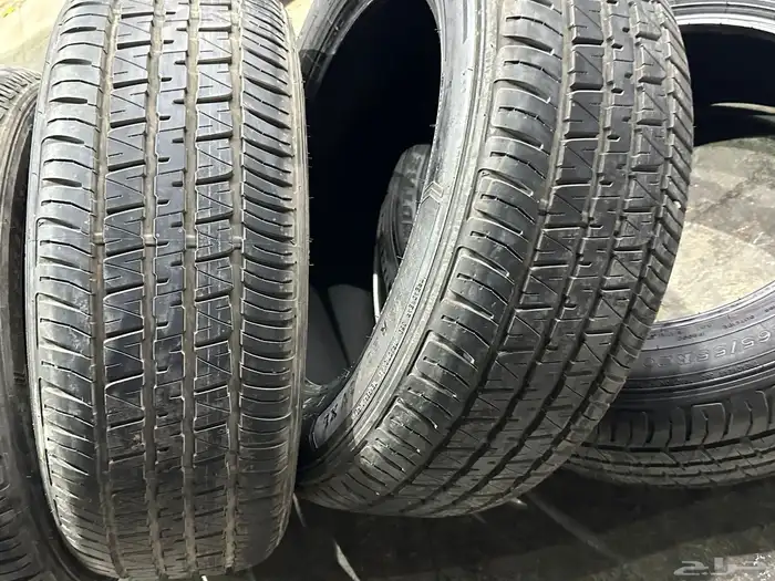 كفرات دنلوب وكاله مقاس 265 55 20 لاندكروزر 24 22