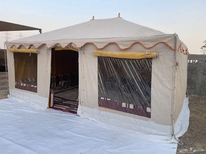 خيمة المنزل الملكية خيام منزلية بدون حبال بدون بدون عمدان 12