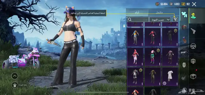حساب ببجي امفور جوكر لفل 3 8