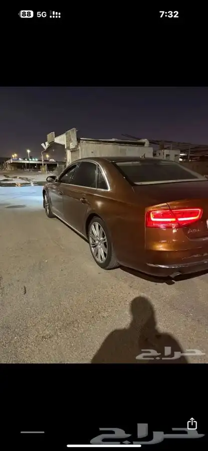 اودي A8 2012 مصدوم خفيف 1