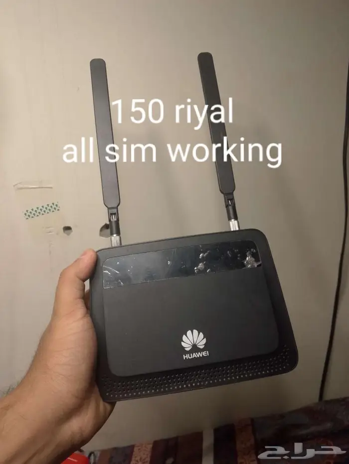 روتر هواوي 4g يشتغل جميع شبكه 0
