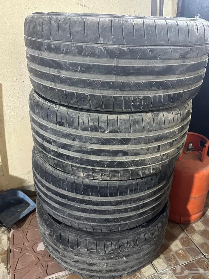 كفرات مستعمله للبيع ياباني جنط 21 و جنط 19 نظيفه جدا 8