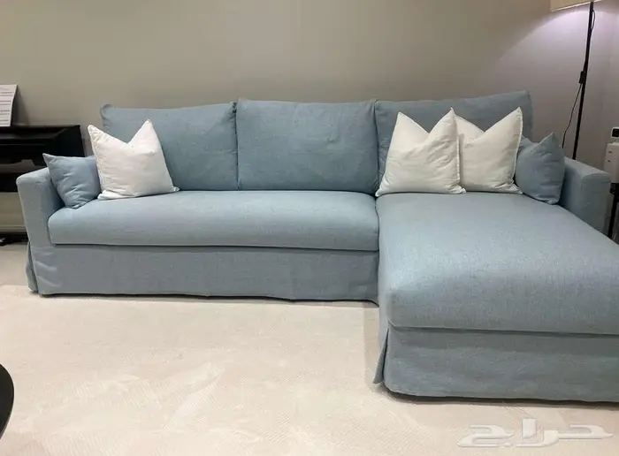 كنبة ايكيا 3 مقاعد مع أريكة طويلة 0