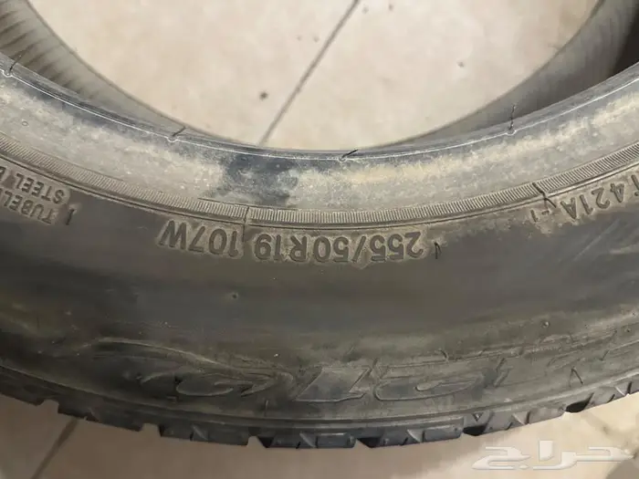 كفرات مستعمله للبيع ياباني جنط 21 و جنط 19 نظيفه جدا 1