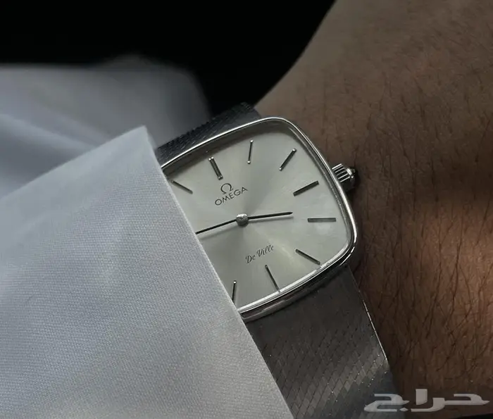 ساعة اوميغا Omega فضية Vintage 0