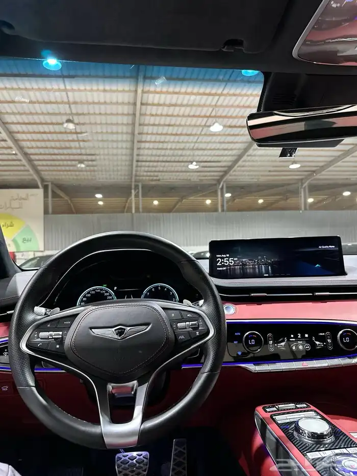جنسس GV70 2024 V6 سبورت فل كامل . رصد الفخامة 21