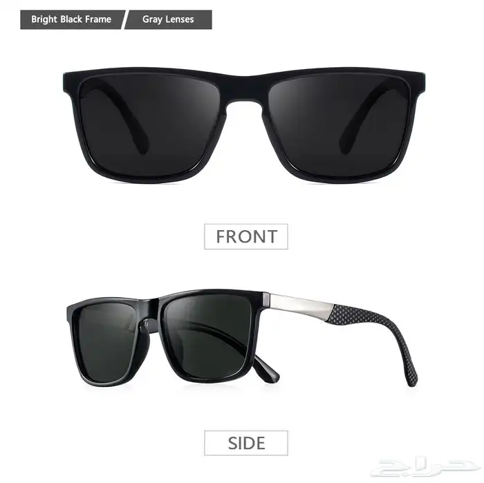 نظارة شمسية رجالية رسمية DA45 بتقنية HD POLARIZED 9