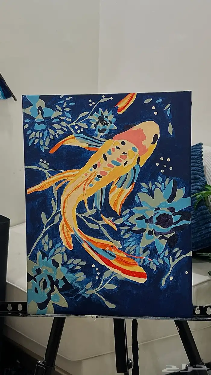 لوحه اكريليلك رسم يدوي 1