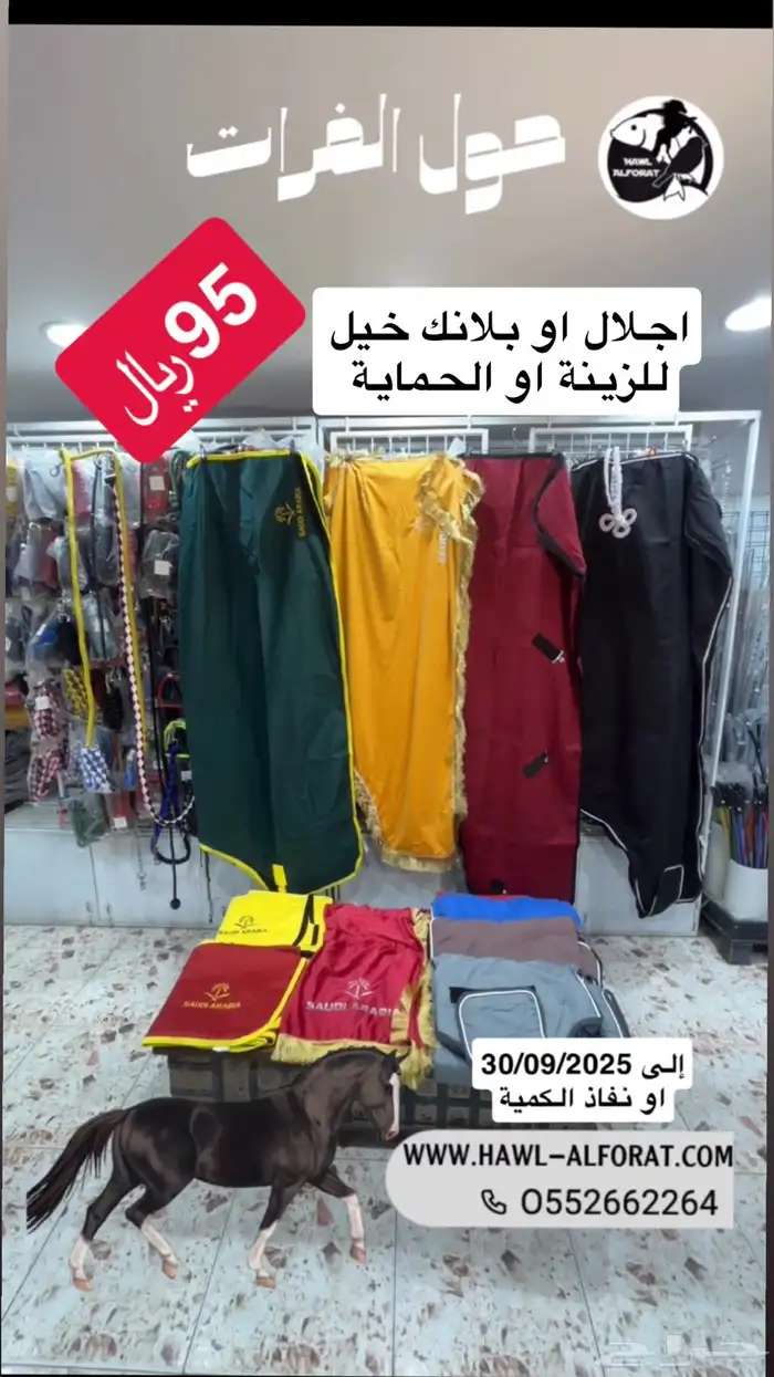 أطقم خيل سرج و ادوات عرض اليوم الوطني 3