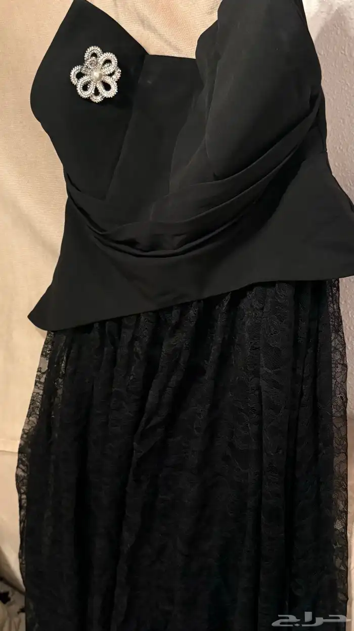 فستان دانتيل اسود 0