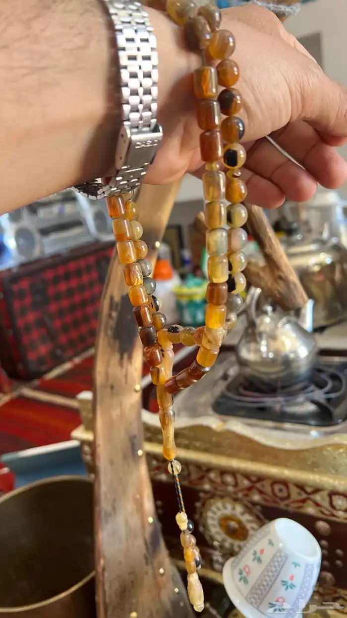 من النوادر سبحه من ظهر السلحفاه (ترسه) 12