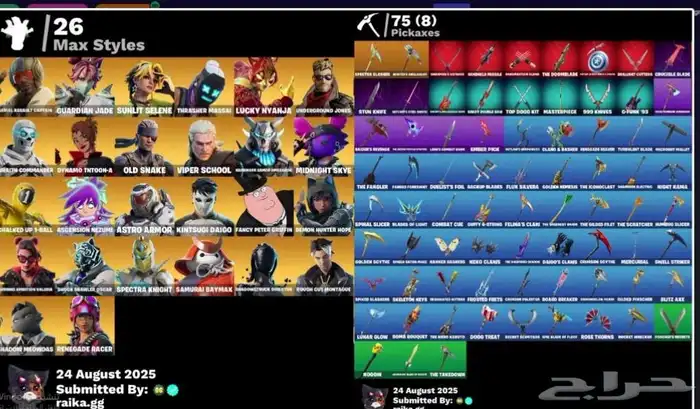 حساب فورتنايت 1