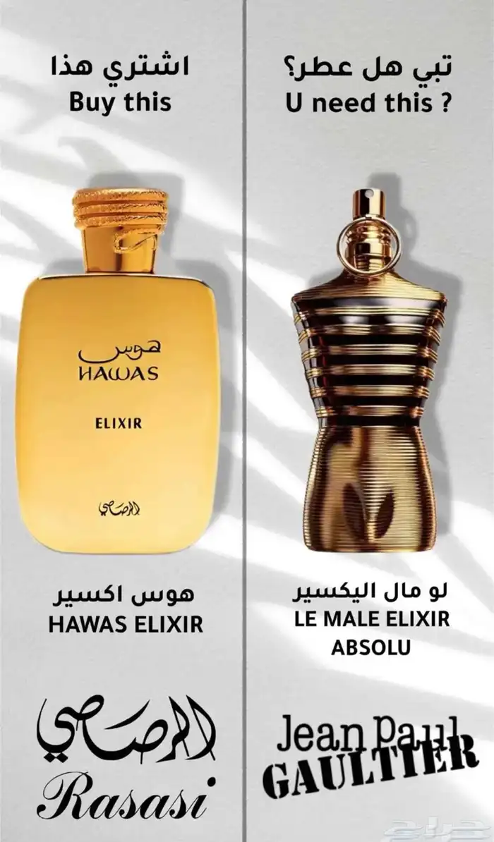 عطر هوس بلاك وهوس الكسير من رصاصي 1