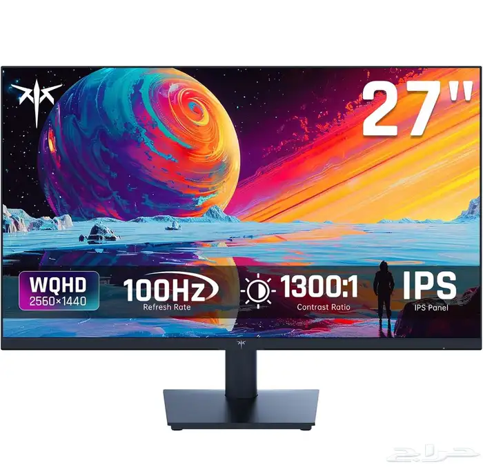 شاشه 27 انش 2k 1440p 100hz 123  srgb ب 350 ريال 3