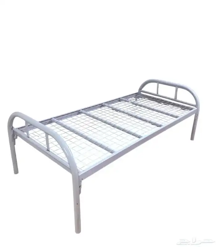 سرير حديدي ابيض 0