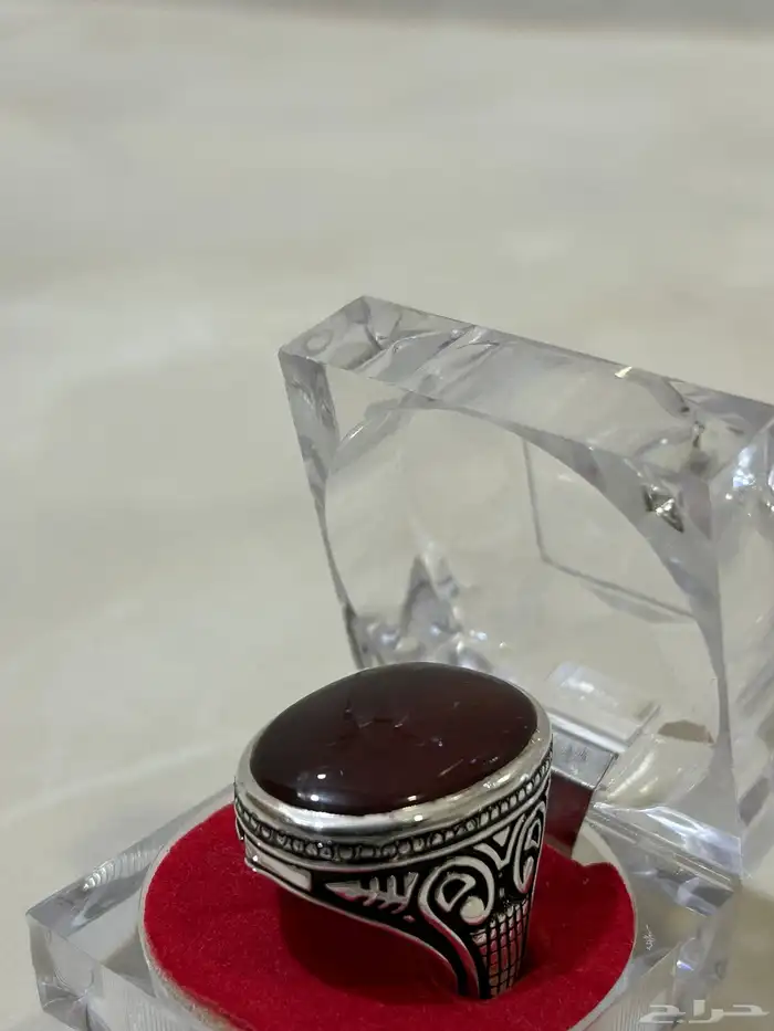 خاتم عقيق يماني 0