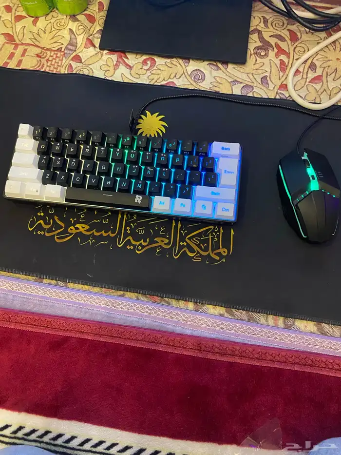 كيبورد وماوس للألعاب  قيمنق 0