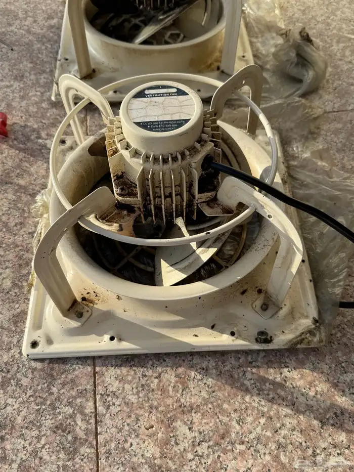 مروحة شفط حديد 30 في 30 عدد 2 صناعة كوري 5