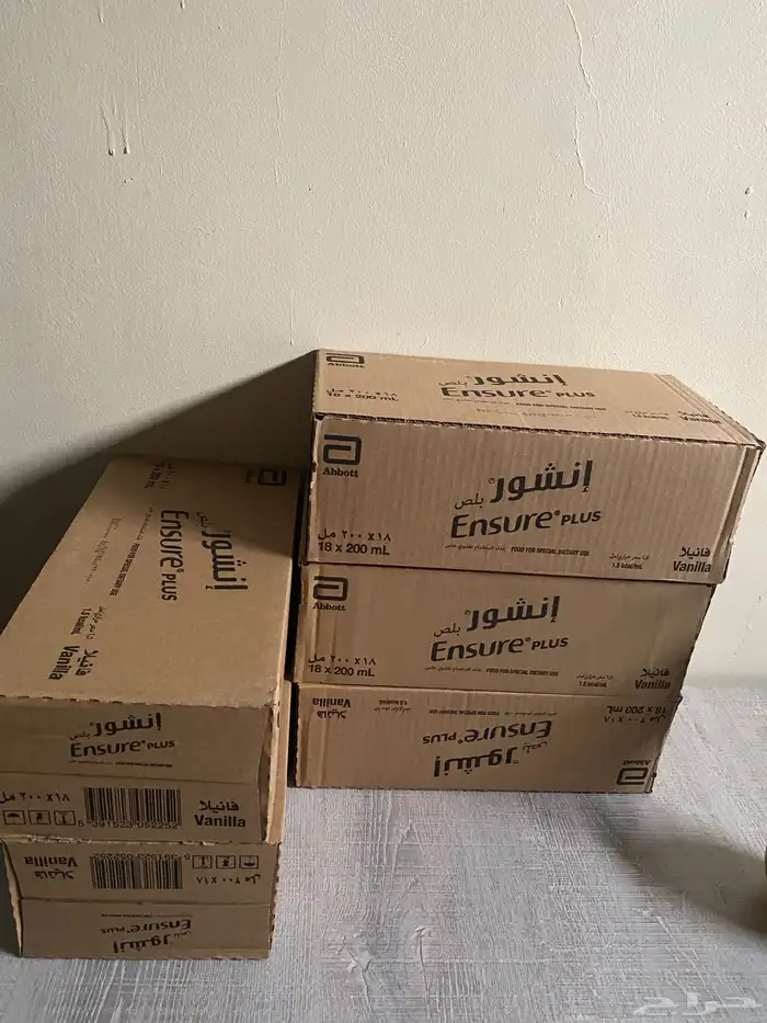 حليب آنشور بلص بالفآنيلا مكمل غذآئي .. الكرتون ب 50 4