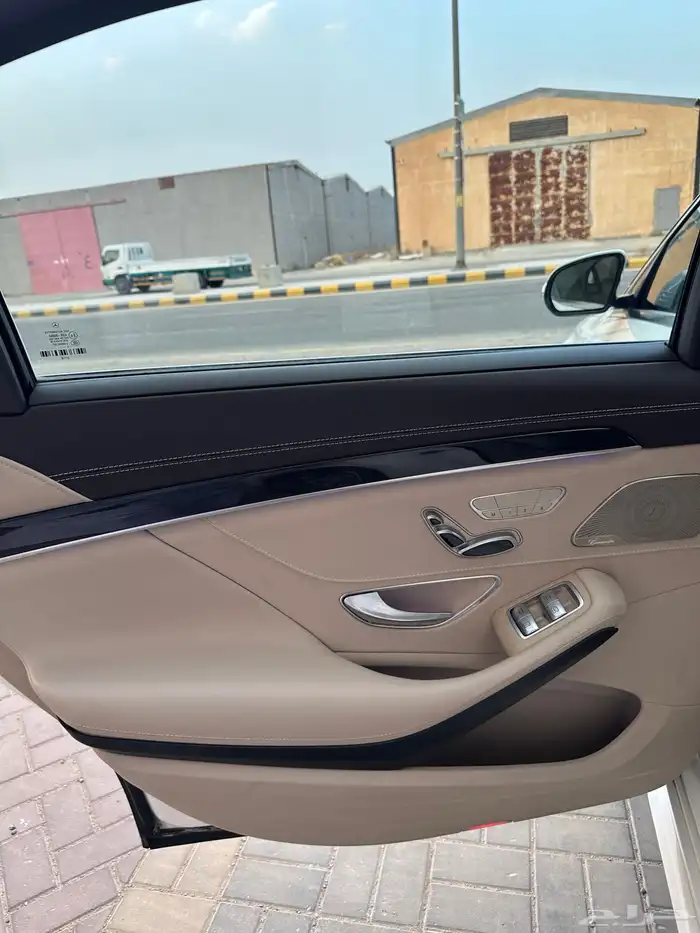 مرسيدس s400 فل جفالي 2017 بدي وكاله AMG اس كلاس 46