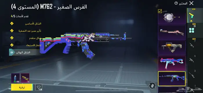 حساب ببجي ممتاز 55