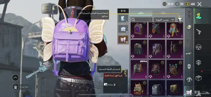 حساب ببجي ممتاز 46