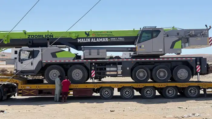 100 Ton crane for rent 100 تن كرينات للإيجار 6