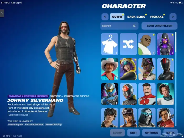 حساب فورت نايت 1