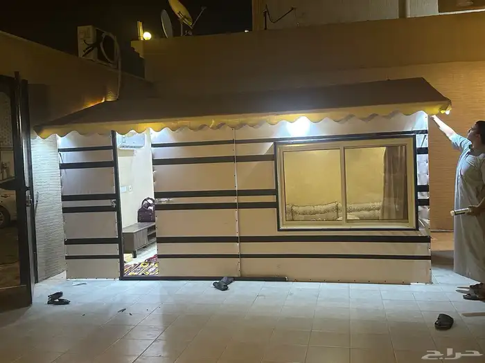 بيوت شعر مجالس عربية ثابتة متنقلة سهلة الفك والتركيب 17