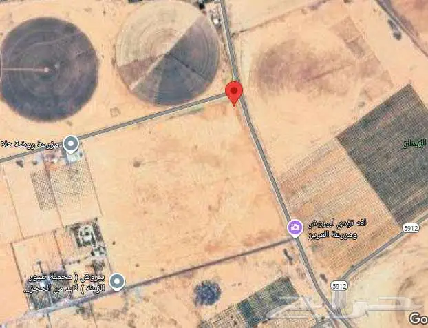 ارض زراعية زاوية بمحافظة الغاط 0