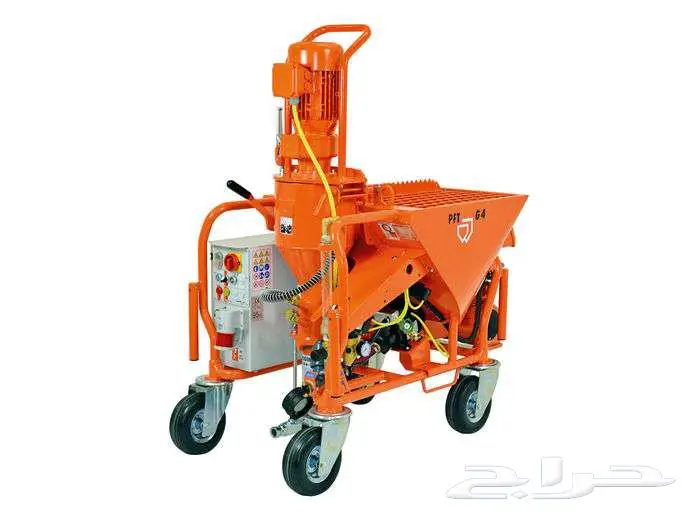 مكائن تليس و رش مواد اسمنتي ألمانية جديدة لم تستخدم 5