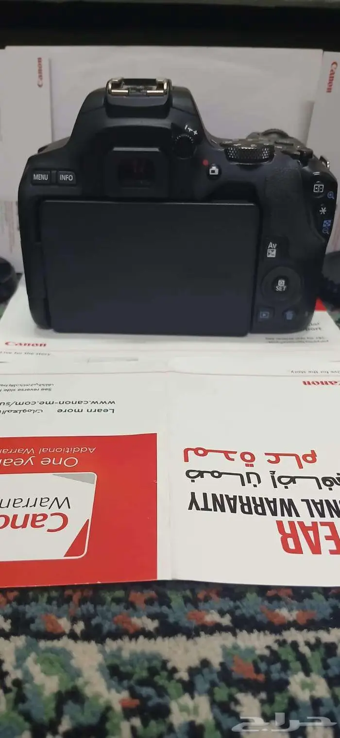 كاميرا كنون 250D استعمال خفيف جدا (عدت تصوير كاملة ) 8