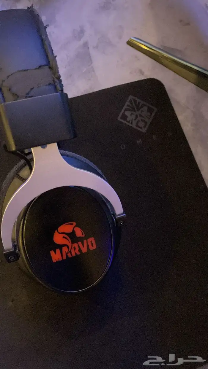 سماعات Marvo 7.1 من جرير   ماوس باد Omen 0