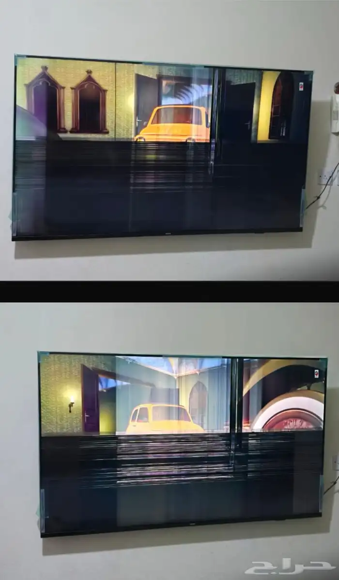 شاشة philips 65 بوصه مكسوره 0