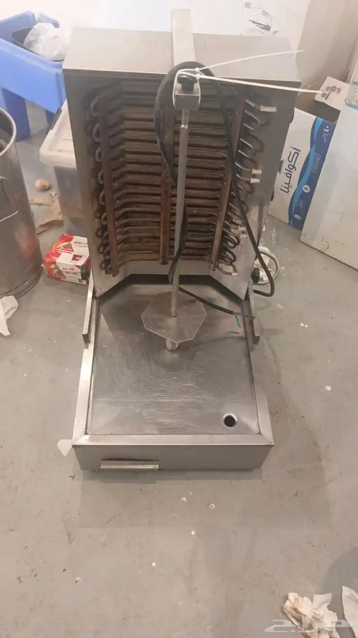 مكينة شاورما ومكينة قلي بطاطس 1