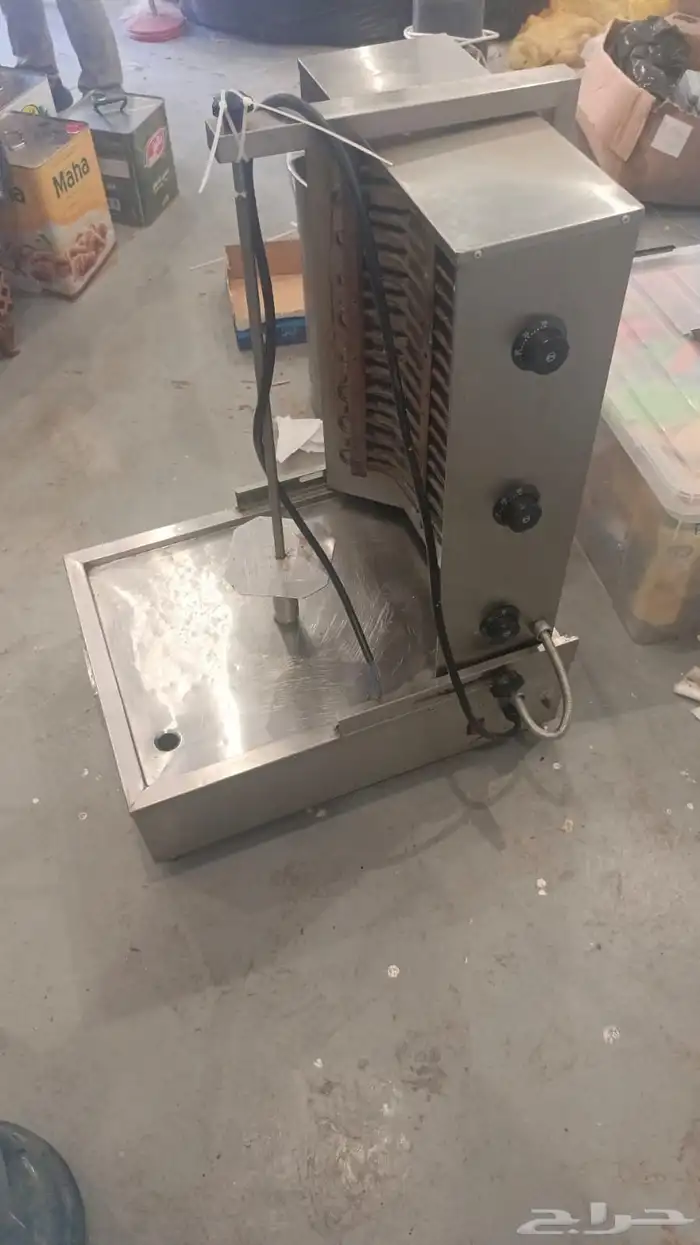 مكينة شاورما ومكينة قلي بطاطس 0